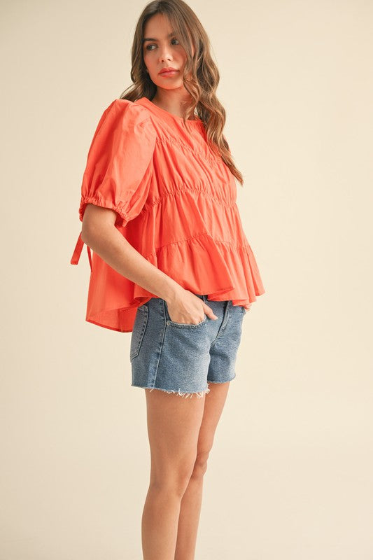 York Top - 2 Colors (Coral Orange & Lemonade)