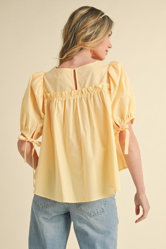 York Top - 2 Colors (Coral Orange & Lemonade)
