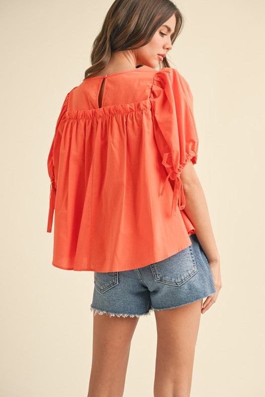 York Top - 2 Colors (Coral Orange & Lemonade)