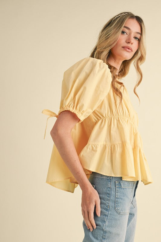 York Top - 2 Colors (Coral Orange & Lemonade)