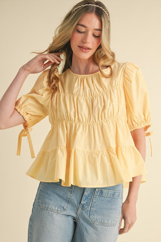 York Top - 2 Colors (Coral Orange & Lemonade)