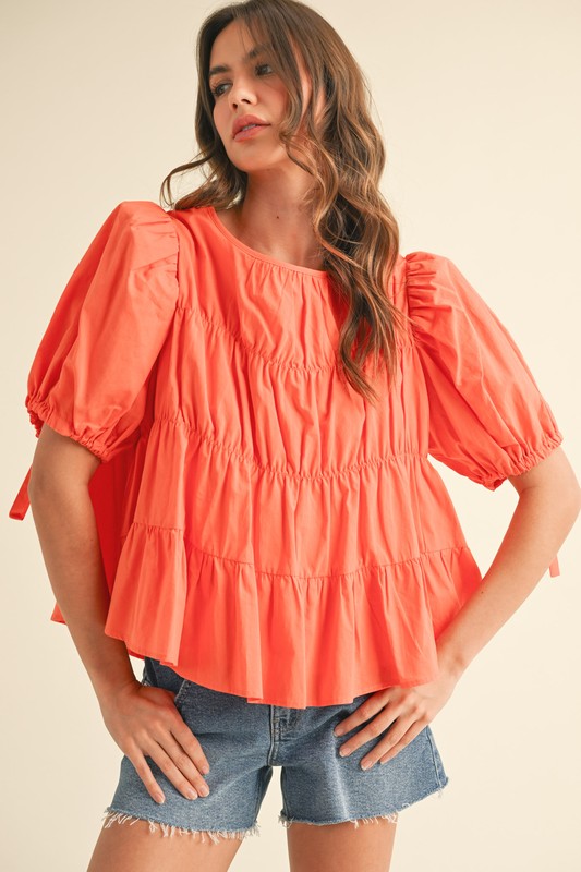 York Top - 2 Colors (Coral Orange & Lemonade)