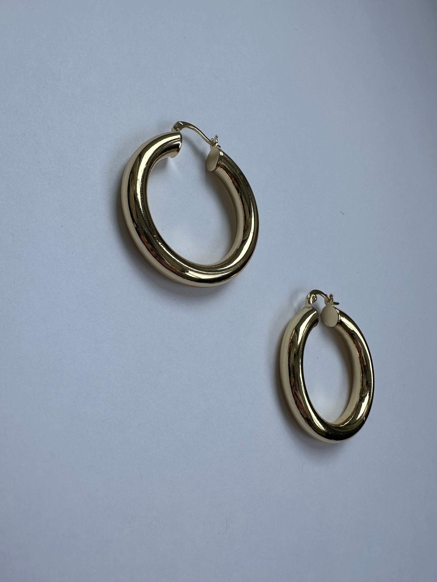 Big Classic Gold Hoops