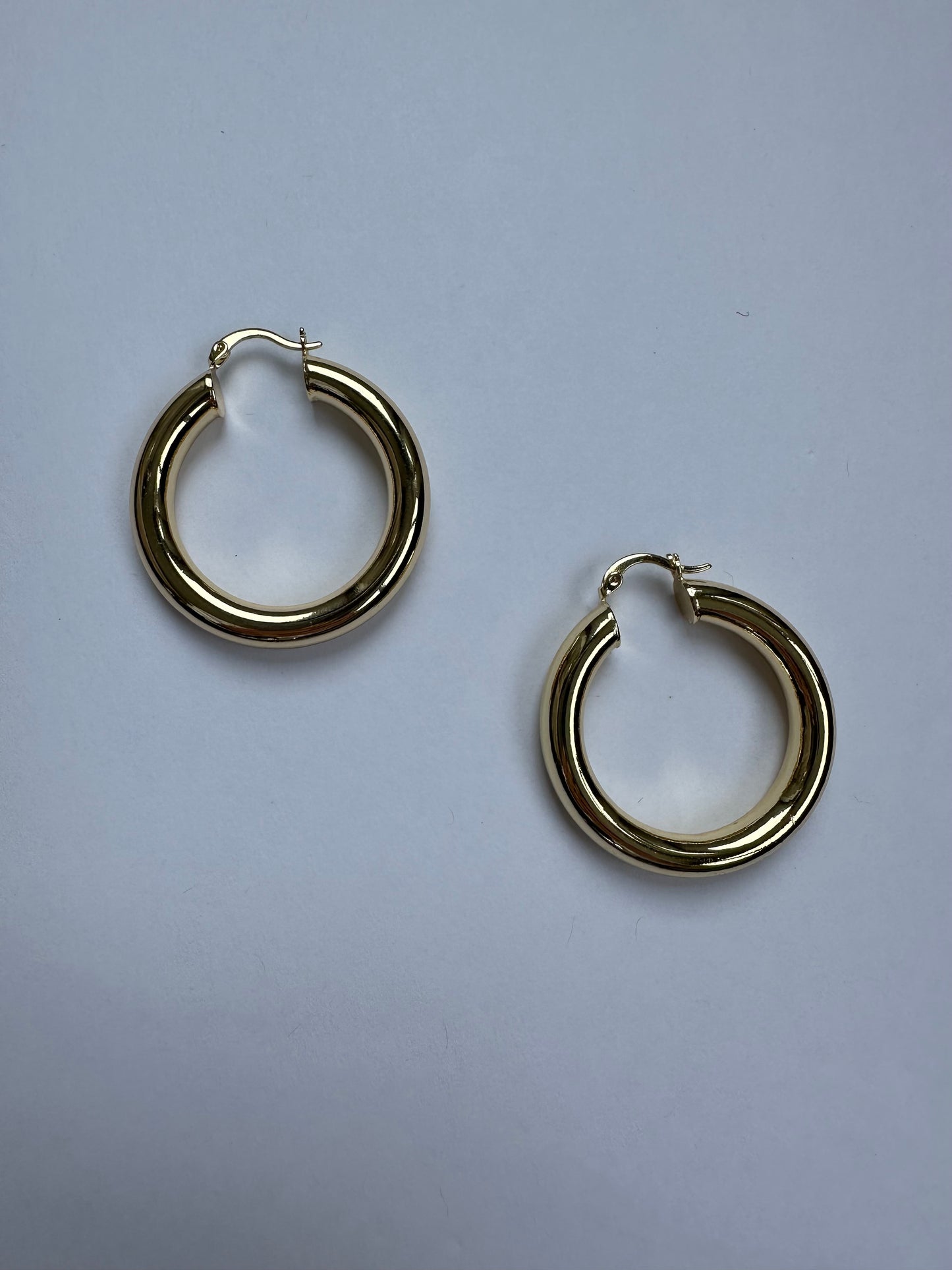 Big Classic Gold Hoops