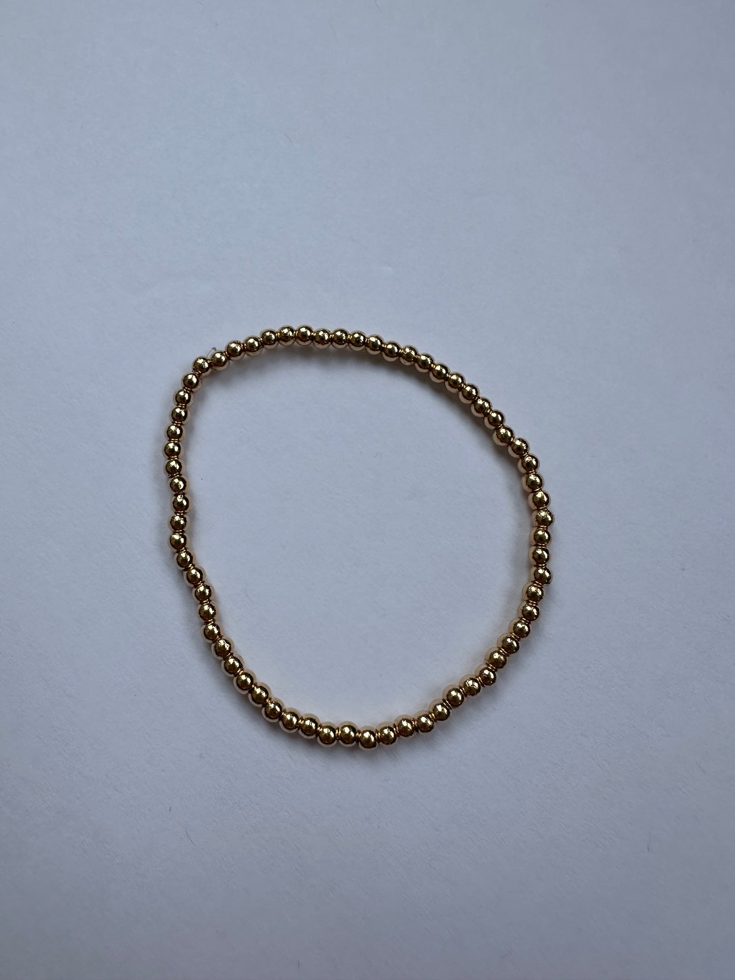 Small Gold Beaded Bracelet