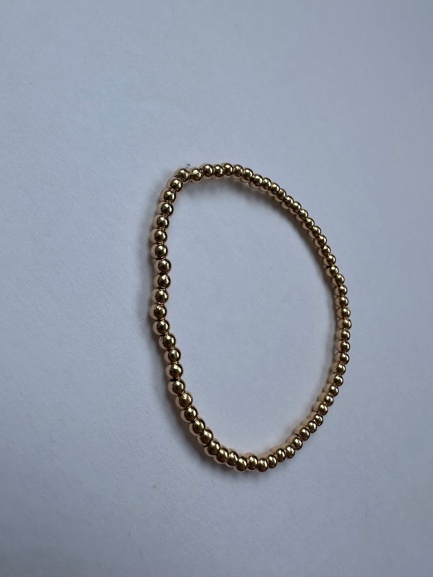 Small Gold Beaded Bracelet
