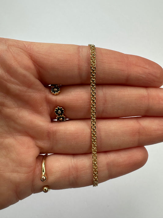 Double Cable Link Bracelet
