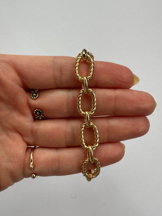 Twisted Rope Link Bracelet